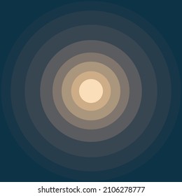 Vintage Geomagnetisches Muster, Hintergrund-Design, Vektorgrafik 