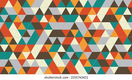 Vintage Geometric Background 4K Vector
