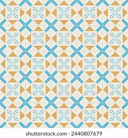 vintage geometric japanese tiles pattern