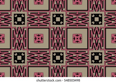 Vintage Geometric pattern. abstract retro texture for wallpapers and background