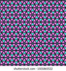 Vintage geometric pattern in retro 80s style. Textile fashionable retro design in the style of the eighties.