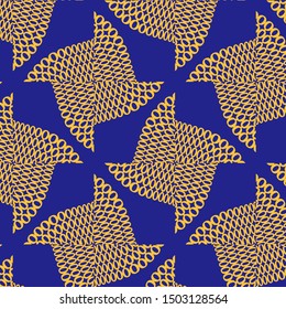 Vintage geometric pattern in retro 80s style. Textile fashionable retro design in the style of the eighties.