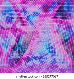 vintage geometric pattern. vector template
