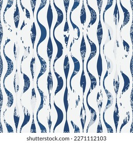 Vintage geometric seamless pattern with blots and an effect of attrition. Vector shabby geometric carpet in art deco style. Background for ceramic tile, wallpaper, linoleum, textile, rug, web page