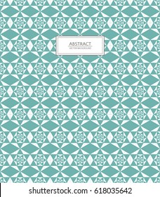 Vintage geometric seamless pattern. Hipster background. Pastel cover. Vector illustration EPS10. 