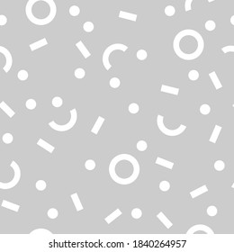 Vintage geometric seamless pattern. Vector monochrome illustration. geometric pattern.