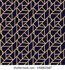 Vintage geometric seamless pattern. Vector illustration for fashion minimalistic design. Minimal style abstract background decoration. Stripe and line pattern.