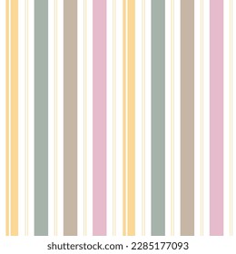  vintage Geometric stripe seamless pattern of pink yellow  and green colour