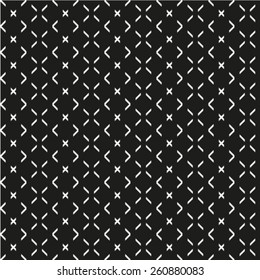 Vintage geometric wallpaper pattern seamless background. Vector illustration