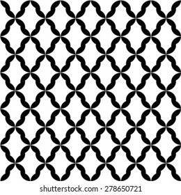 Vintage geometric wallpaper pattern seamless background. Vector illustration