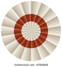 Vintage geometrical shape. Vector.