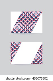 Vintage geometry templates set. Identity business set for covers, brochure, posters and banner designs. Can be used for leaflet, layout, flyer template design. Templates design of business card. 