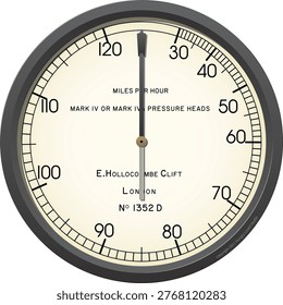 Vintage German airspeed indicator 1913