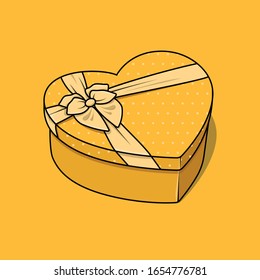 Caja de regalo vintage con arco bonito