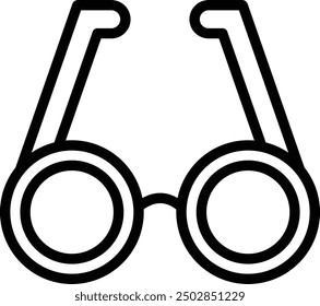 Diseño de iconos de gafas de Antiguas para uso personal y comercial