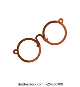 Vintage glasses isolated