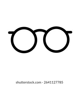 Vintage glasses – vector icon	