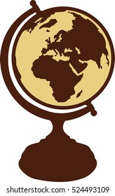 Vintage globe