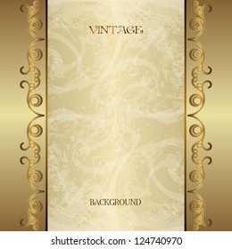 Vintage gold background