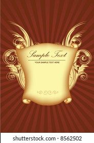 Vintage gold background