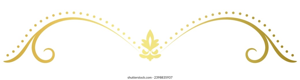Se utiliza un borde dorado vintage para enmarcar y delimitar texto.
