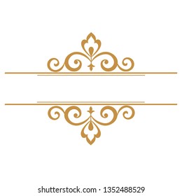 Vintage Gold Element Graphic Vector Design Stock Vector (Royalty Free ...