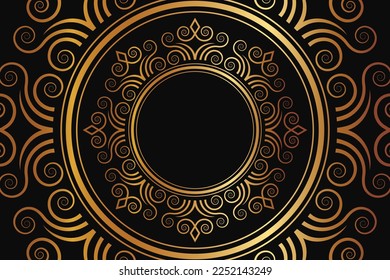 Vintage gold element,Graphic vector design eps