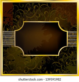 Vintage gold frame