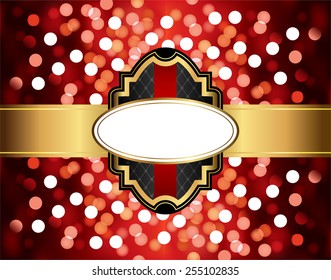 Vintage gold frame 