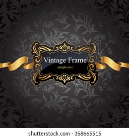 Vintage gold frame 