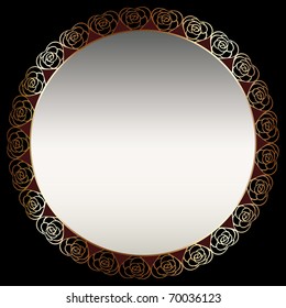Vintage gold frame