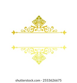 vintage gold frame text borders