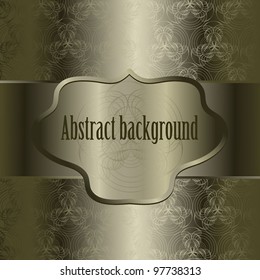 Vintage gold luxury decorative ornate background