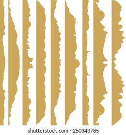 Vintage gold page decoration elements