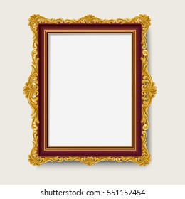 vintage gold picture  frame 