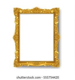 vintage gold picture frame