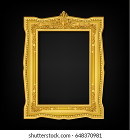 vintage gold picture frame
