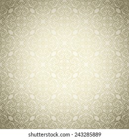 Vintage golden background ,Ornamental pattern