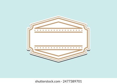 Vintage golden ornate ornament labels editable background free vector image