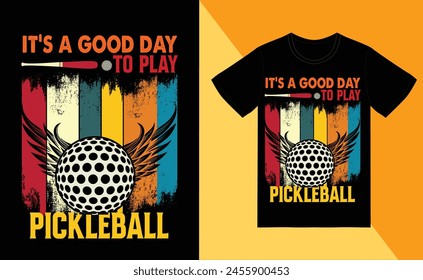 vintage it's a good day to play pickleball