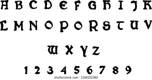 Vintage gothic font