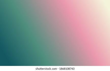 vintage gradient background with a combination of green and pink, smooth and soft blurry texture, used for banner backgrounds, posters, templates and others