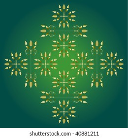 Fondo victoriano de gradiente vintage. Ilustración vectorial.