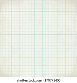 Vintage graph paper vector background 1