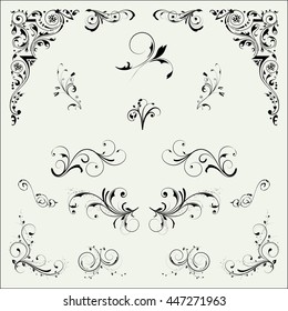 Vintage graphic, element, book graphics
