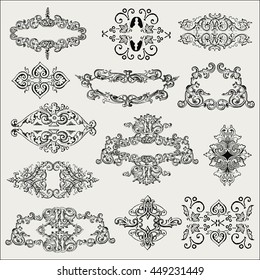 Vintage graphic, element, book graphics