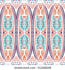 Vintage graphic vector Indian lotus ethnic elephant seamless pattern. African tribal ornament. Can be used for a coloring book, textile, prints, phone case, greeting card, business card.