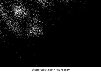 Vintage gravel texture, easily add grungy aged distress retro look to your work. White sparkles or glitter blow on black.
