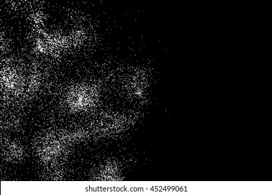 Vintage gravel texture, easily add grungy aged distress retro look to your work. White sparkles or glitter blow on black.