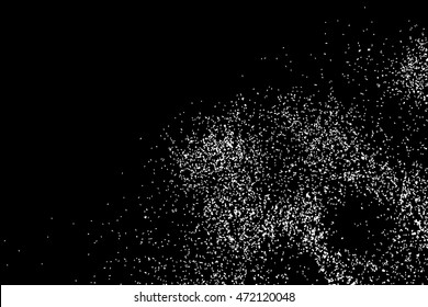 Vintage gravel texture, easily add grungy aged distress retro look to your work. White sparkles or glitter blow on black.